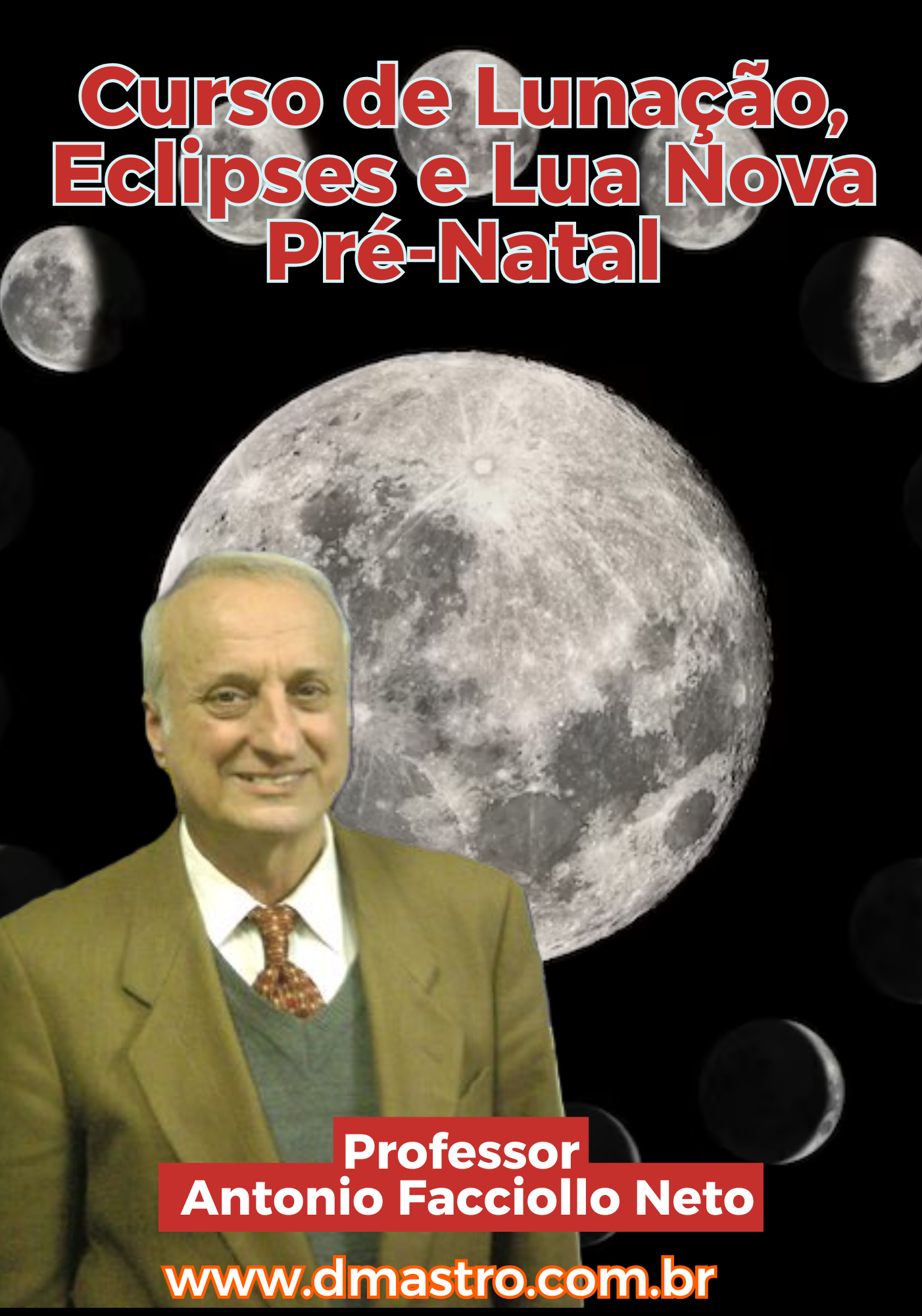 Curso de Lunação Eclipse Lua Nova Pre Natal Antonio Facciollo Neto Escola de Astrologia DMAstro